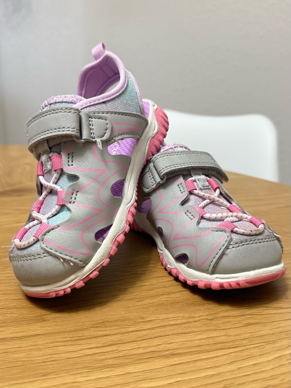 Carter's Gray and Pink Girls' Active Sneakers